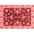 thumbnail image 1 of Ahgly Company Machine Washable Indoor Rectangle Oriental Red Traditional Area Rugs, 7' x 9', 1 of 4