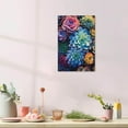 thumbnail image 3 of ZHONGYUTONG Succulents Canvas Wall Art Blooming Colorful Succulents Picture Prints Desert Tropical Botanical Painting Home Decor Framed (20.00" x 30.00"), 3 of 5