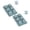 Blue-2Pcs, variant on Tulip Ice Cube Tray 1.5 Inch Flower Silicone Ice Cube Tray with Covers, Easy Release Large Ice Cube for Drinks Bourbon & Homemade Juice