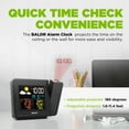 BALDR Projection Alarm Clock Atomic Digital Alarm Clock with