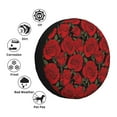 thumbnail image 3 of Bingfone Rose Flowers Spare Tire Cover Weatherproof Universal Wheel Protectors for RV Camper Travel Trailer SUV Truck-16 inch, 3 of 8