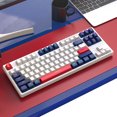 thumbnail image 1 of Teclado para juegos de 87 teclas, ergonomía de carga USB RGB retroiluminada para computadora de escritorio Hugtrwg Nuevos Originales, 1 of 9