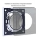 thumbnail image 4 of Naiovety Interruptor de luz Interruptores profesionales Panel Anillo circular Luces LED Botón resistente al desgaste Tablero de control Accesorios para electrodomésticos Punto de cristal LED Tipo 2, 4 of 6