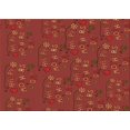 thumbnail image 1 of Ahgly Company Tapis d'Intérieur Lavables en Machine Rectangle Rouge Pamplemousse Transitionnel, 2' x 3', 1 of 7