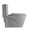 Light Gray, variant on One-Piece Toilet for Bathrooms,Modern Toilet Elongated Bowl with Soft Close Seat,1.1/1.6 GPF,Pink