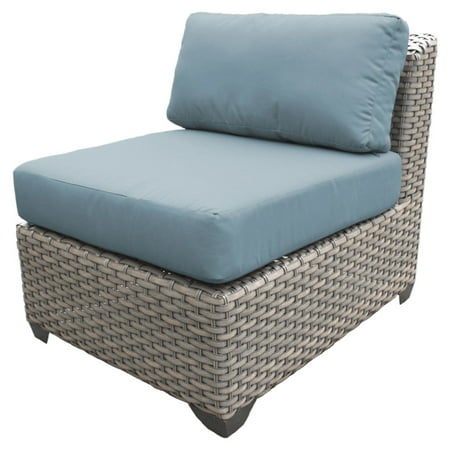 TK Classics Florence Outdoor Middle Chair with 2 Sets of Cushion Covers - Set of