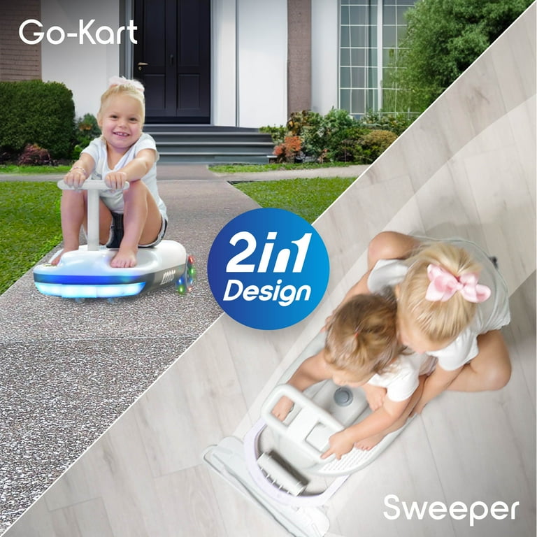 Tzumi On-the-Go Kart, 2 in 1 Electric Sweeper, 27
