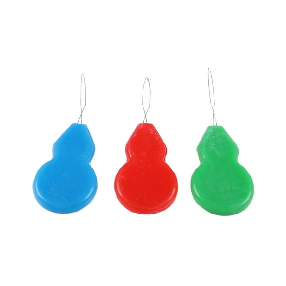 10pcs Plastic Wire Loop Needle Threader Stitch Insertion Hand Machine DIY Sewing Tool (Random Color)