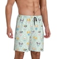 thumbnail image 2 of Wukai Different Breeds of Dogs Men’s Short Pajama Pants With Pockets Soft Sleep Pj Shorts for Men-4X-Large, 2 of 6