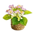 thumbnail image 2 of OCCOA Small Fake Plants Mini Artificial Faux Plants Indoor with Flowers Spring Decorations for Home Room Farmhouse Desk House Bathroom Decor,Purple, 2 of 8
