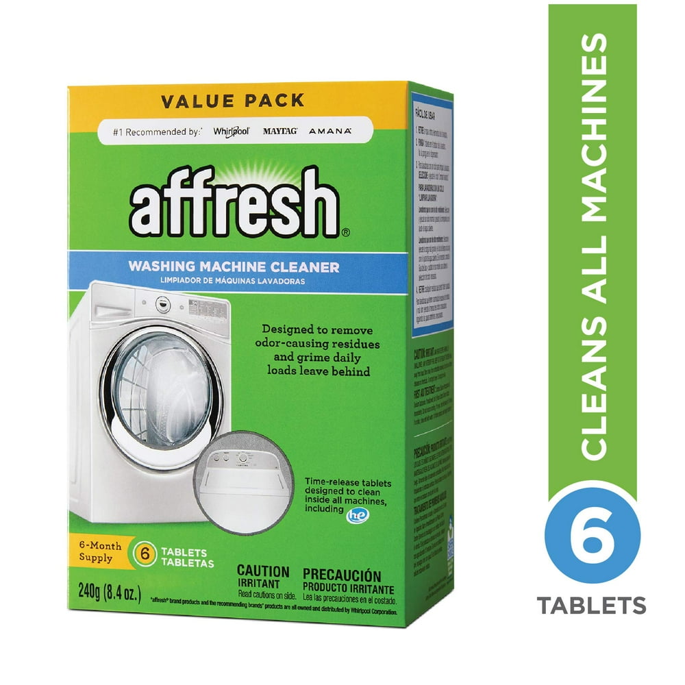 Affresh Washer Machine Cleaner, 6Tablets, 8.4 oz