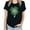 Black, variant on Up to 65 off!Lolmot St Patricks Day Shirt Women Shamrock Lucky T-Shirts Cute Irish Love Clover Printed Blouse Holiday Tops Short Sleeve T Shirt