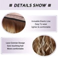 thumbnail image 6 of More Beautiful  18 Inch Invisible Wire Hair Extensions, Long Wavy Clip In Hairpiece for Women with Adjustable Transparent Wire Brown6H613, 6 of 10