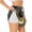 White, variant on Yin And Yang Mandala for Double-layer Running Short for Women, Perfect for Gym, Tennis, and More, Featuring a Convenient Pocket-Small