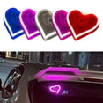 thumbnail image 5 of SPRING Car Triangle Window Love Neon Light Rear Window Neon Light Lighting Interior, 5 of 5