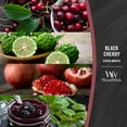 thumbnail image 4 of WoodWick Medium Hourglass Candle, Black Cherry - Premium Soy Blend Wax, Pluswick Innovation Wood Wick, Made in USA, 4 of 4