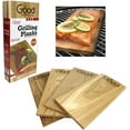 thumbnail image 2 of (2 pack) Good Cooking Grilling Planks - 4 Pack Cedar with Recipe Book - Premium Thicker Wood for Outdoor or Barbecue Salmon, Seafood, Steak, Burgers, Pork Chops, Vegetables - Reusable & Durable - 12" x 6", 2 of 4