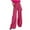 Hot Pink, variant on Utoimkio Women's Wide Leg Suit Pants Loose Fit High Elastic Waisted Business Casual Long Trousers Pants for Women with Pockets