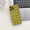 thumbnail image 1 of Funda de teléfono a cuadros con diamantes en 3D, carcasa de silicona suave a prueba de golpes para iPhone 11, 12, 13, 14 Pro, X, XR, XS, Max, 6s, 7, 8 Plus, mate, a la moda Fivean unisex, 1 of 2