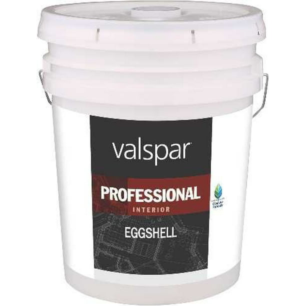 How much does a bucket of paint cost at walmart Valspar Paint Interior High Hide Latex Paint White Eggshell 5 Gallon Walmart Com Walmart Com