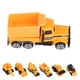 thumbnail image 4 of Juguete de Vehículo de Ingeniería Excavadora, 6 Unids/Set Escala 1:64 Aleación y PlásStico Ingeniería Coche Camión Juguete Mini Vehiculo Modelo Regalo para Niño, 4 of 7