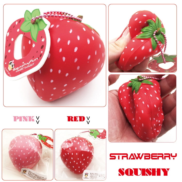 mini strawberry squishy