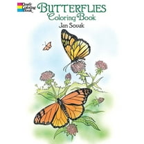 Dover Butterfly Coloring Books: Butterflies Coloring Book (Paperback)