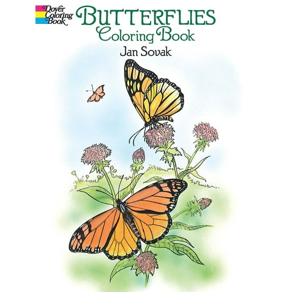 Dover Butterfly Coloring Books: Butterflies Coloring Book (Paperback)