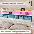 Afuhokles Twin Bed Frame with Lift Up Storage, Charging Station and ...