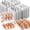 3x4Grids-120count, variant on 120 Pack Egg Cartons 12 Count, Plastic Egg Cartons Cheap Bulk for Fresh Eggs, Reusable Egg Holder Egg Trays for Home and Farmer's Markets Display, Medium Egg Containers for Refrigerator