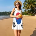 thumbnail image 3 of Fotbe Korea Vestido de Verano sin Mangas para Mujer – Vestido Midi Línea A, Estilo Camiseta Floral, Vestido Playero Casual y Fluido, 3 of 7