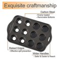 thumbnail image 4 of 2 Pack Mini Muffin Cheesecake Pan With Removable Bottom, 12 Cavity Cupcake Pan, 4 of 5