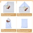 thumbnail image 3 of 2Pcs 2 Sizes Self Adhesive Magic Makeup Bag Velvet Portable Protective Cosmetic Pouch Light Sky Blue Square Camera Lens Wrap Reusable, 3 of 5