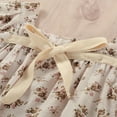 thumbnail image 4 of Bébé bébé Filles Body Robe Fleur Imprimé Manches Courtes Robe Décontractée Vêtements, 4 of 7
