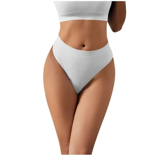 Ropa interior deportiva sexy de algodón sin costuras, de cintura baja y con tanga para mujer