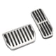 thumbnail image 5 of Cubierta del pedal del freno de gas, 2 piezas Reemplazo de la cubierta de la placa del reposapiés del pedal del freno del acelerador del automóvil para XE XF F‑PACE 2015‑2021, 5 of 5