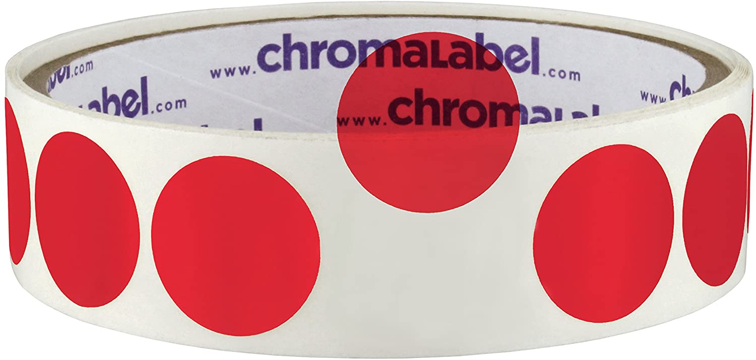 ChromaLabel 19mm (3/4") Permanent ColRLock Translucent Color Code Dot