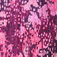 thumbnail image 1 of Ahgly Company Indoor Square Abstract Pink Contemporary Area Rugs, 5' Square, 1 of 4