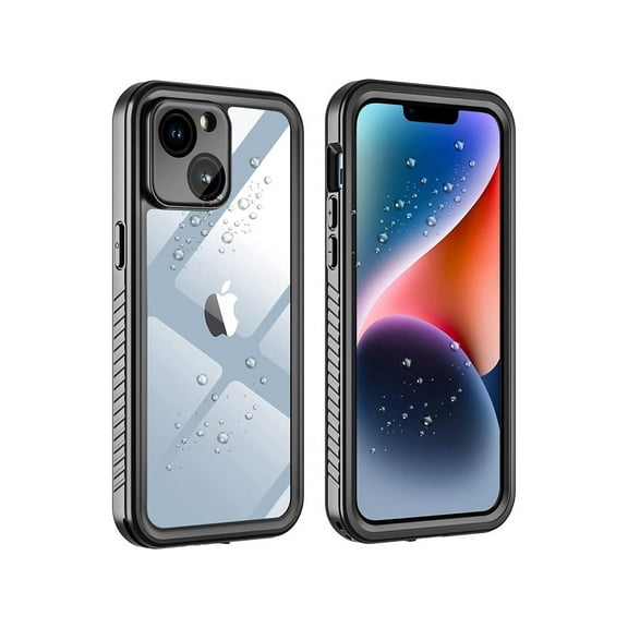 For iPhone 14 Plus Case Waterproof, Shockproof Bumper Coverwith Built-in Screen Protector, Dustproof Anti-Stain Phone Case for iPhone 14 Plus 5G 6.7 inch