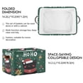 thumbnail image 2 of Yayeee 2 Pack Canvas Storage Basket with Handles for Shelves Fabric Bins Closet Organizer, Christmas Cat, 2 of 8