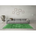 thumbnail image 3 of Ahgly Company Indoor Rectangle Medallion Emerald Green Traditional Area Rugs, 2' x 3', 3 of 4