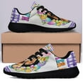 thumbnail image 3 of Dachshund Dog Happy EaStr Shoes Sneakers Black Size 8.5, 3 of 7