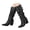 Black, variant on Fold Over Knee High Boots Womens Slouchy Pointy Toe Chunky Heel Western Tall Riding Boots