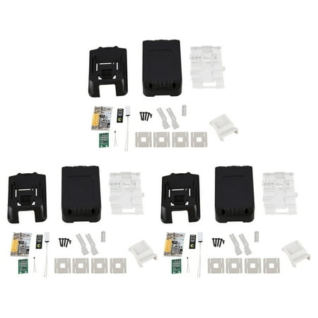 

3X Replacement for 18V BL1850 Battery Case Kit with PCB Circuit Board LED Indicator Power Tools Battery Case