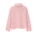 thumbnail image 6 of Women's long-sleeved comfortable and warm wool bed Coat with zipper stand collar,, 6 of 8