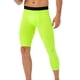 thumbnail image 2 of Pantalones de yoga largos para hombre, de una sola pierna, deportivos, ajustados, para correr, elásticos, secos, de color sólido, pantalones de yoga, pantalones de poliéster para hombre, 2 of 3