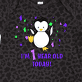 thumbnail image 4 of Inktastic I'm 1 Year Old Today-first Birthday Baby Penguin Boys or Girls Baby Bodysuit, 4 of 5