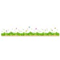 thumbnail image 1 of Hermosa calcomanía floral para pared, dormitorio, sala de estar, trébol, planta, decoración de fondo, 1 of 1