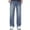 Blue, variant on Ndbuld Authentics Men's Regular Fit Comfort Flex Waist Jean Athletic Fit Jeans Men's Fashion Casual Solid Color Cargo Zipper Pockets Elastic Waist Full Length Pants Christmas Gift,Blue,XL