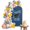 Blue, variant on Congrats to You Arch Backdrop Cover 4 Ft GRAD Graduation Hat Three-Dimensional Stars Spandex Fitted Stretchy Arch Cover, Round Top Chiara Backdrop Cover for Wedding Birthday Baby Shower